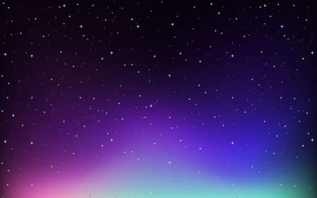 Background design with stars in the sky illustrationのイラスト素材