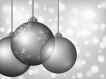 Background template with gray balls illustration.のイラスト素材