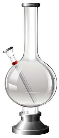 A vector of a marjiuana bong illustrationのイラスト素材