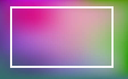 Border template with pink and green background illustrationのイラスト素材