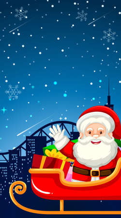 Background templates with christmas theme illustrationのイラスト素材