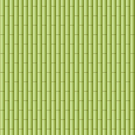 Background with green bamboo woods illustrationのイラスト素材
