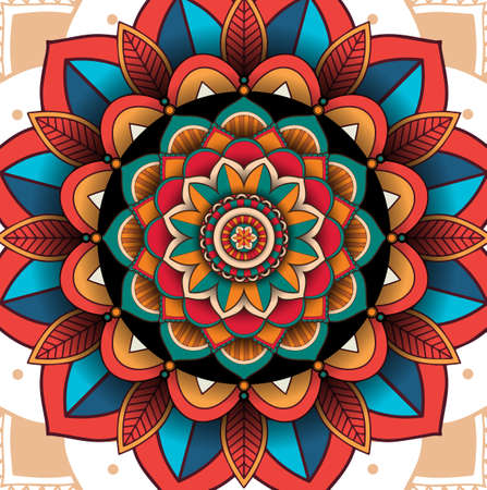 Colorful mandala patterns design  illustrationのイラスト素材