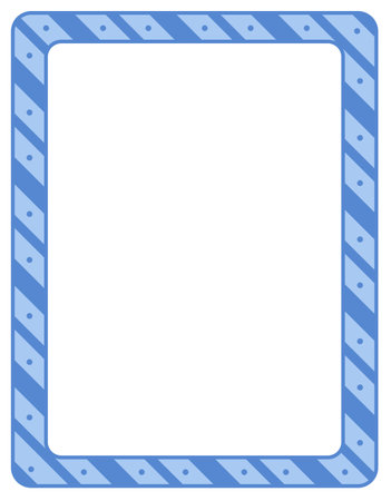 Empty diagonal stripes frame banner template illustrationのイラスト素材