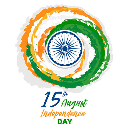 Indian Independence Day Poster illustration