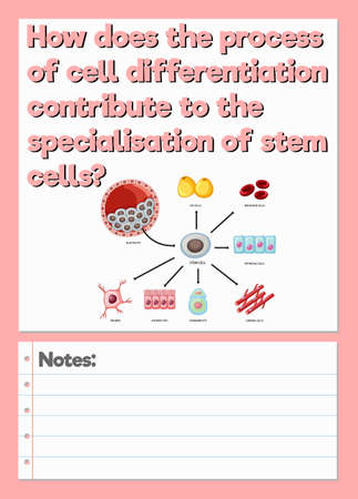 Science Experiment Log Worksheet illustrationのイラスト素材