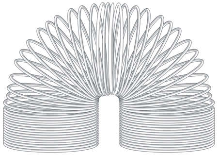 A simple magic spring on white background illustrationのイラスト素材