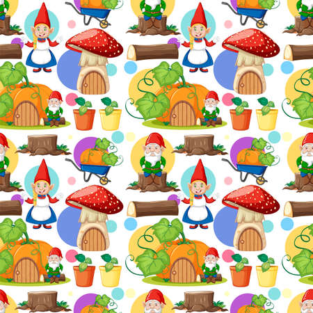 Lighthouse sea coast at night background illustrationのイラスト素材