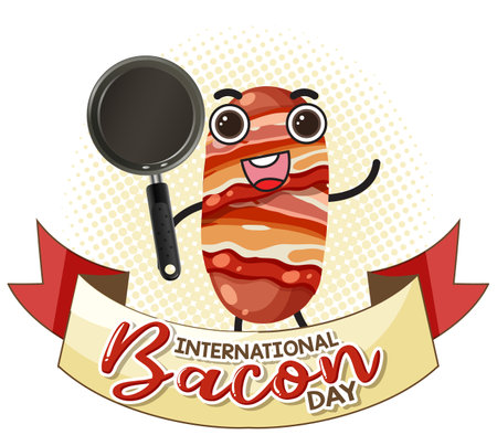 World Pasta Day Banner Design illustrationのイラスト素材