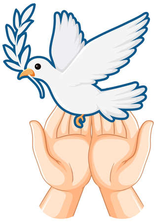 Mexican painted skull isolated illustrationのイラスト素材