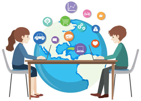 World Sight Day Poster Template illustrationのイラスト素材