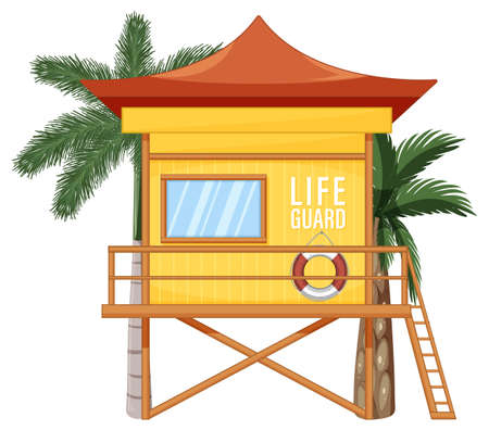 A happy girl standing with milk glass illustrationのイラスト素材