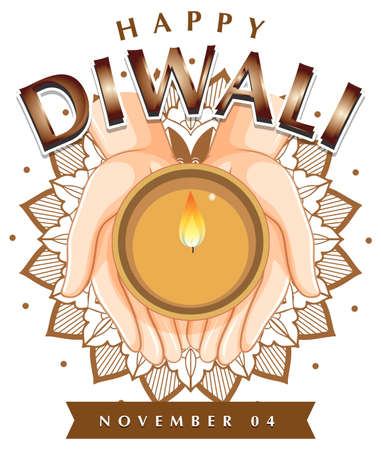 Hand holding spoon with peanut butter illustrationのイラスト素材