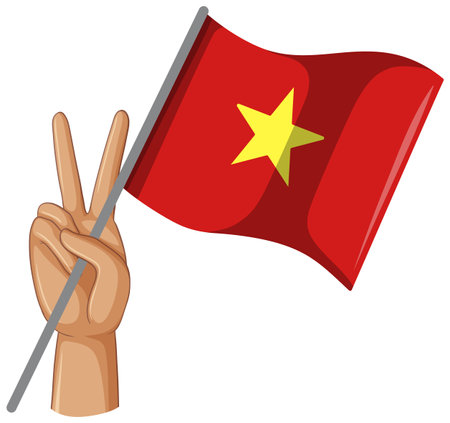 Two people using laptop with binary code background illustrationのイラスト素材