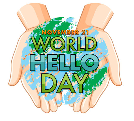 Hands typing on computer keyboard illustrationのイラスト素材