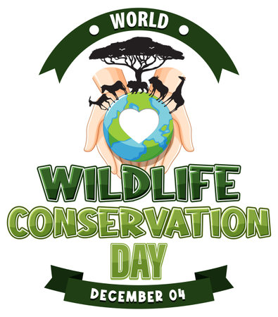 Green silhouette of wild animals illustrationのイラスト素材