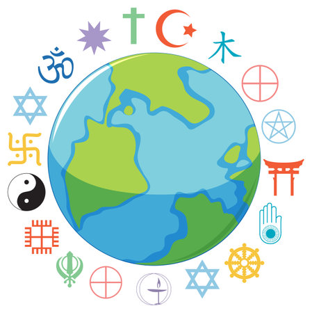International Thank You Day Banner Design illustrationのイラスト素材