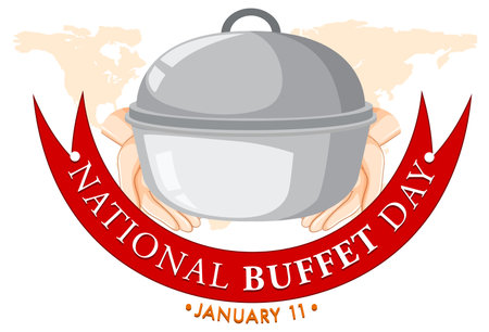 Antarctica day text with penguin illustrationのイラスト素材