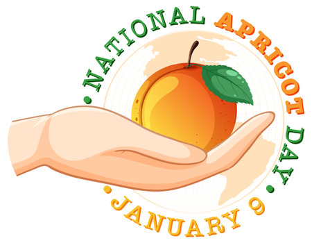 Antarctica day text with penguin illustrationのイラスト素材