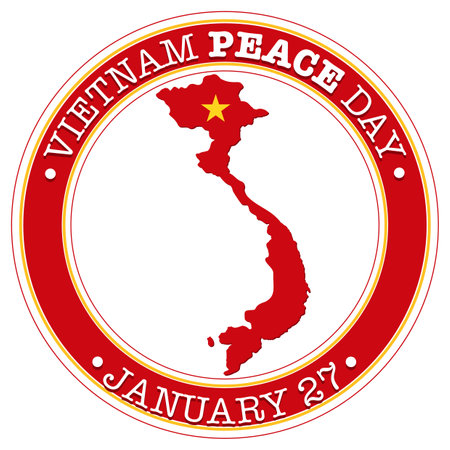 Vietnam Peace Day Banner Design illustrationのイラスト素材