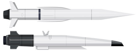 Set of Military Missiles illustrationのイラスト素材