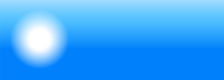 Gradient blurred blue background with sun illustrationのイラスト素材