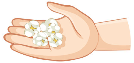 A vector cartoon illustration of Spanish antonyms means new and oldのイラスト素材