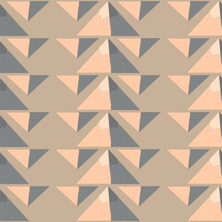 Abstract triangles in earthy tones