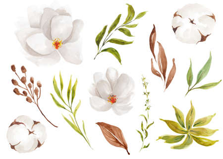 Floral Foliage Wreath, Floral Bouquet, Flower Ribbon, Sprig, Blossomの写真素材