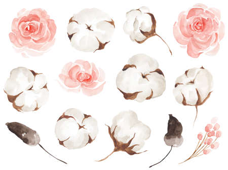 Floral Foliage Wreath, Floral Bouquet, Flower Ribbon, Sprig, Blossomの写真素材