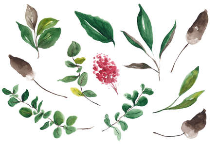 Floral Foliage Wreath, Floral Bouquet, Flower Ribbon, Sprig, Blossomの写真素材