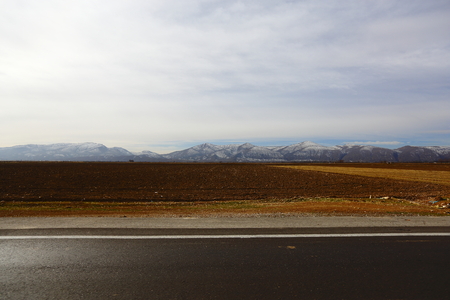 Iran Suburban Farmland sceneryの写真素材