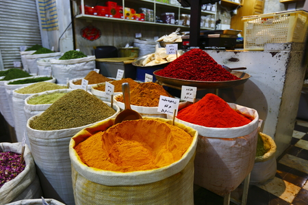 Iran Shiraz spices Marketのeditorial素材