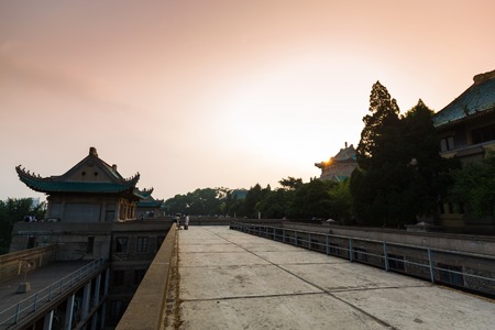 Hubei Wuhan University dormitory sceneryのeditorial素材