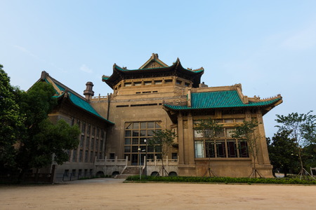 Old building of Wuhan University, Hubeiのeditorial素材
