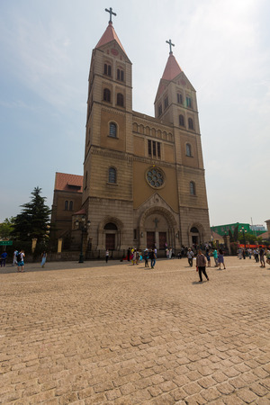 Qingdao Shandong Catholic Churchのeditorial素材