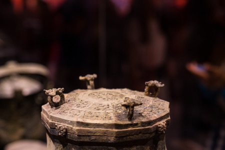 The sea faint Hou bronze drumsのeditorial素材