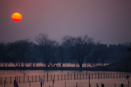 Beijing the Summer Palace winter scenery