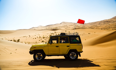 Inner Mongolia China Badan Jilin desert sceneryのeditorial素材