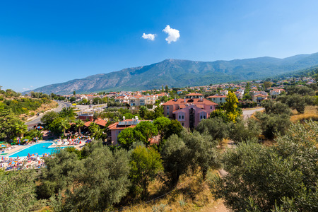 Turkey Fethiye District, scenery of Dead Sea Villaのeditorial素材