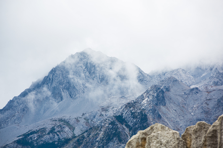 Jade Dragon Snow Mountain of Chinaの写真素材