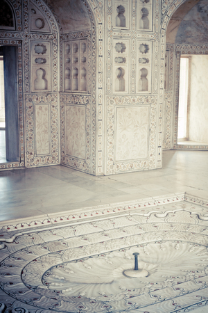 India Agra Agra Fort private Hallのeditorial素材