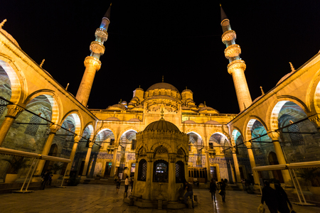 Yeni Mosque, Istanbul, Turkeyのeditorial素材