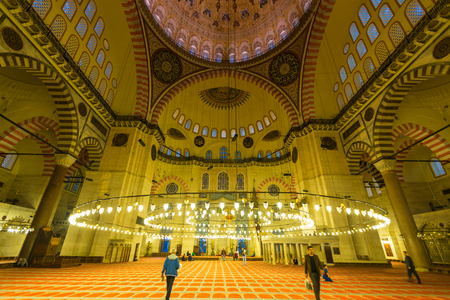 SÃ¼leymaniye Mosque, Istanbul, Turkeyのeditorial素材