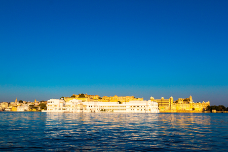 Water Palace, Udaipur, Indiaのeditorial素材