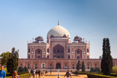 Tomb of Akbar, Delhi, Indiaのeditorial素材
