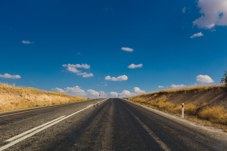 Turkish country highwayの写真素材