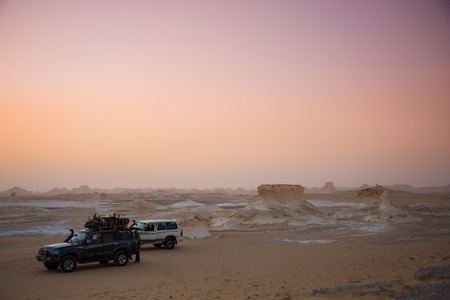 Egypt Baihaliya Oasis Desert Crossingのeditorial素材