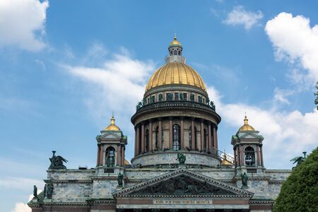 Isaac Cathedral, St. Petersburg, Russiaの写真素材
