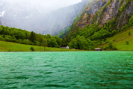 Lake scenery in Berchtesgaard, Germanyのeditorial素材